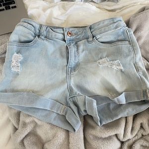 Pacsun "super stretch shortie" shorts